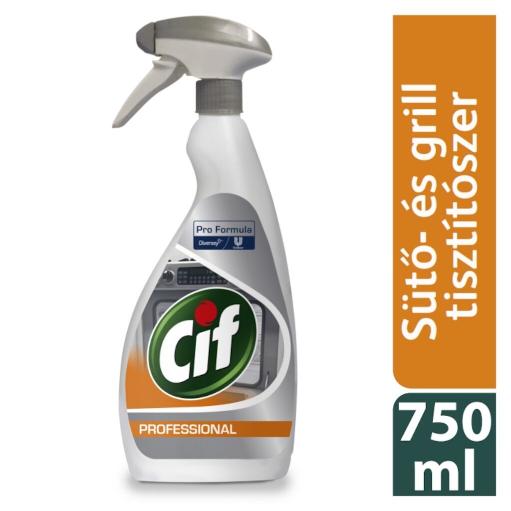 Cif Pro Formula Oven & Grill Cleaner 6x0.75L - Sütő- és grilltisztító